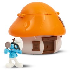 Giochi Preziosi I Puffi – Puffo Quattrocchi da 5,5 cm e la Sua Casetta dei Puffi