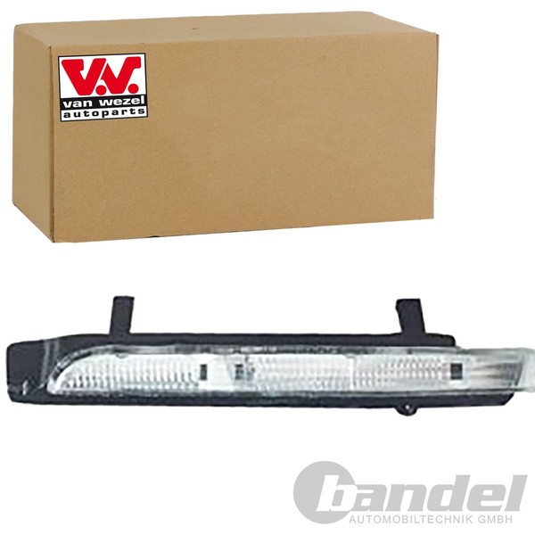 VAN Wezel Blinker Weiß AußEnspiegel Links Passend FÜR Skoda Octavia Superb |-image