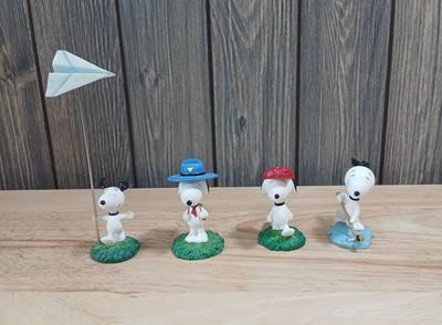 Peanuts Snoopy Figures Westland Giftware Lot of 4 *Pre-Owned*