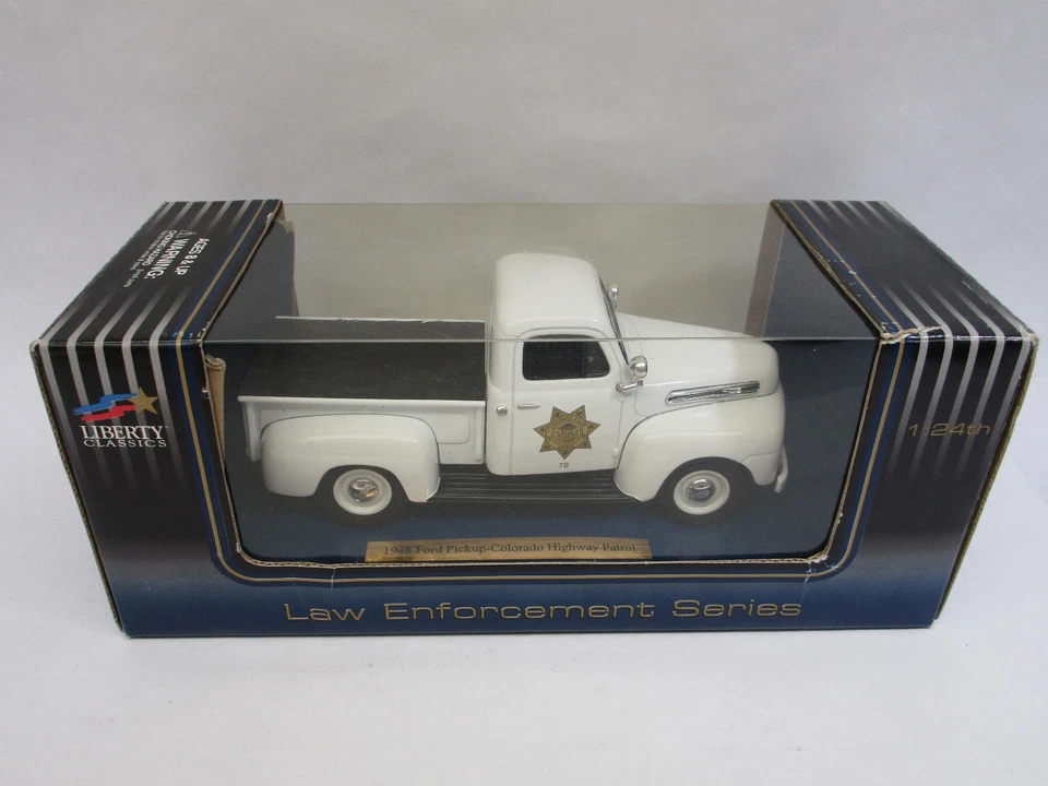 Liberty Classics 1948 Ford Pickup Colorado Highway Patrol 1:24 Diecast Car - Image 2 of 3