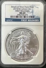 2015(W) Silver American Eagle 1oz Coin NGC MS-69 First Releases