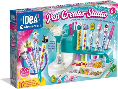 Clementoni Mein Stift-Atelier mit über 50 Accessoires Kreativspielzeug Bastelset