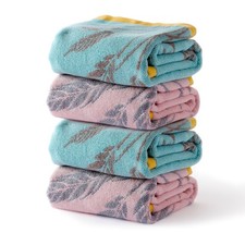 Hand Towels for Bathroom - 14x30 inches, 100 Cotton, Cute Decorative Hand To...