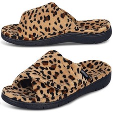 Garonne Women's Adjustable Wrap Open-toe Slippers with Arch Support, Summer...