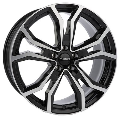ALUFELGE DEZENT TV DARK 8X19 5X112 BLACK/POLISHED REQ