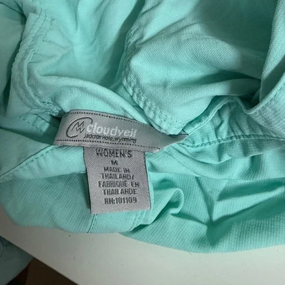 Blue cloud veil half button pullover windbreaker … - image 11