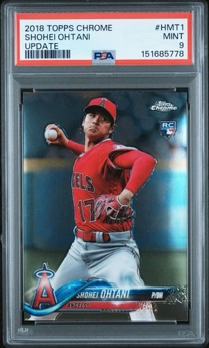 2018 Topps Chrome Update - Shohei Ohtani Rookie #HMT1 (RC) PSA 9