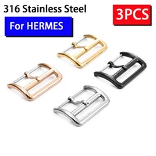 Buckle for HERMÈS Watch Band Strap Clasp Stainless Steel 12 14 16 17 18 20 22mm