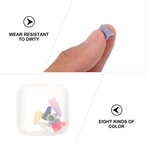 24 Pcs Pen Tip Hat Silicone Stylus Cover Touch Protective Sleeve - 第 4/12 張圖片