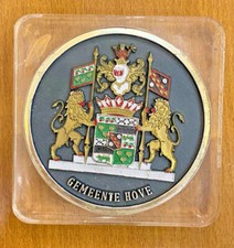 Vintage Souvenir Badge Volunteering&rlm;  Voluntary Work VZW Decor 3D Grmeente Hove