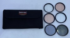 LOT of 6 Tiffen Misc Lens Filter 62mm 67mm  Tamrac Extreme Filter 8-Slot Case