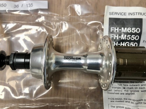 Retro Shimano Deore DX Hub Set 100/135mm 36h - NOS - Picture 3 of 6