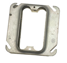 Hubbell-Raco 771 4" Square Cover, 1-Device, Mud Ring, 1/4" Raised ⭐