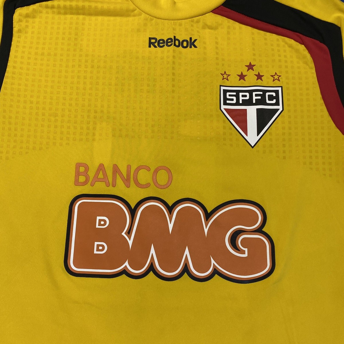 Rogério Ceni #01 Sao Paulo FC Reebok Jersey XL Banco BMG