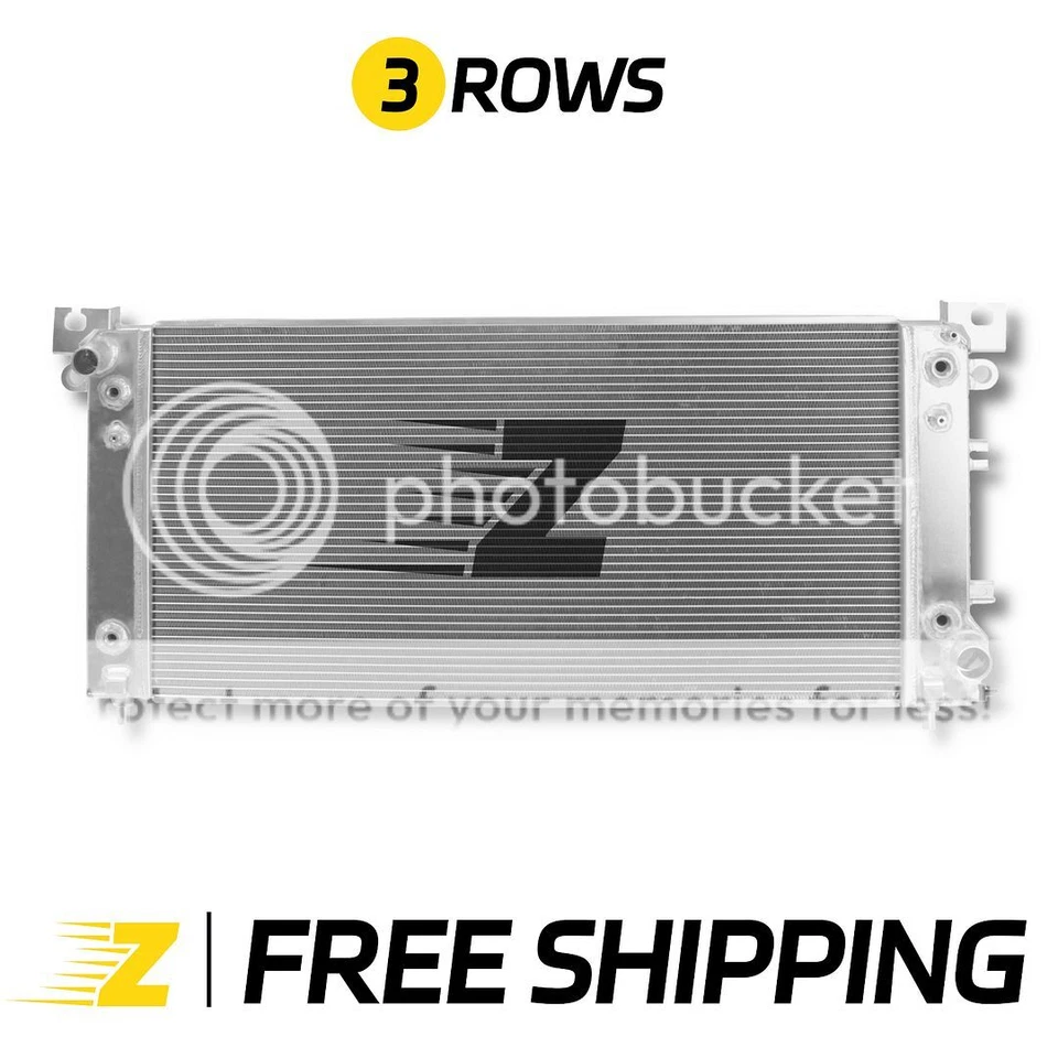 for Chevrolet Silverado/GMC Sierra/Yukon/Cadillac 2014-2017 15 Aluminum Radiator - Image 3 of 4