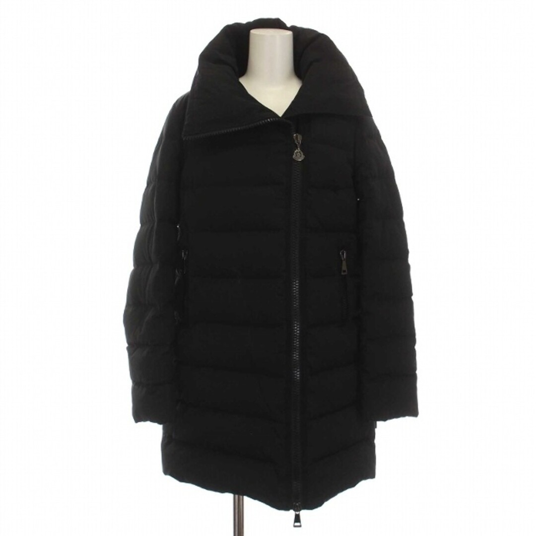 Moncler GERBOISE DOWN COAT LONG ZIP UP OUTERWEAR 0 S BLACK Moncler GERBOISE DOWN COAT LONG ZIP UP OUTERWEAR 0 S BLACK