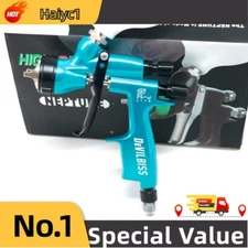 For Devilbiss Blue Spray Gun HVLP Blue  1.3 mm Car Paint Tool Pistol 600 ML