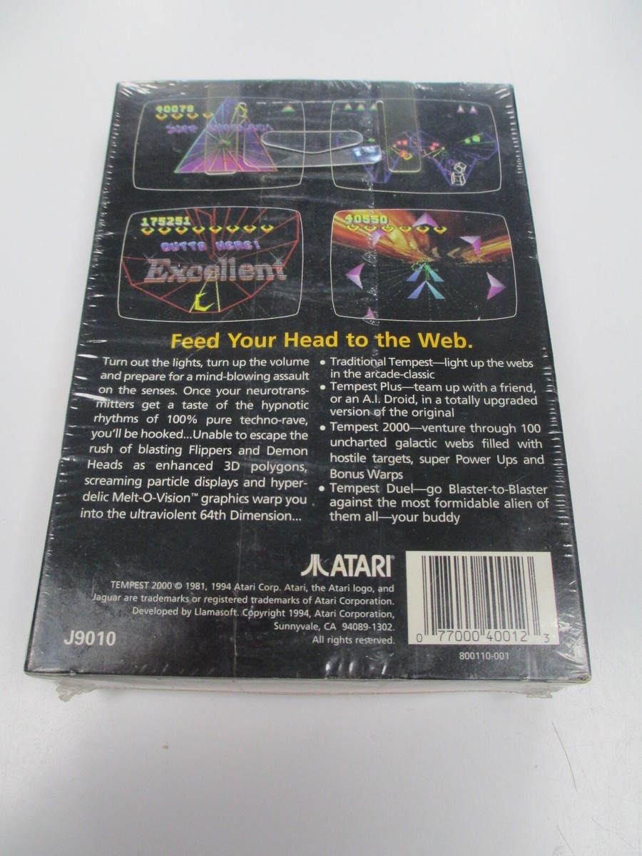 Tempest 2000 (Atari Jaguar, 1994) for sale online | eBay