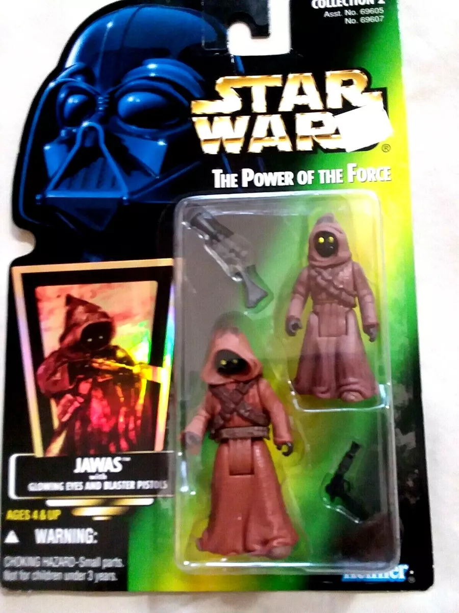 Star Wars JAWAS With Glowing Eyes and Blaster Pistols Action 