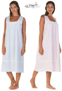 sleeveless jersey nightdress
