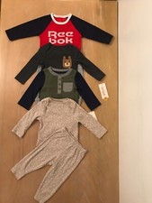 Reebok, Cat Jack, Cloud Island, Infant Boys Clothing Lot of 5 Size 6-9 Months