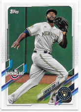 2021 Topps Opening Day #81 Lorenzo Cain - Milwaukee Brewers