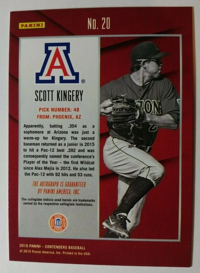 2015 CONTENDERS RED AUTO SCOTT KINGERY (K) - Image 2 of 2