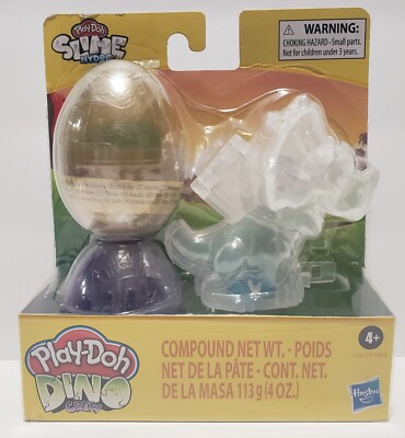 Play-Doh Slime Hydro Glitz Dino Crew Triceratops 4 Ounce New in Package