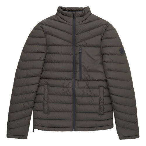 French Connection Uomo Fila Imbuto Manica collo Lungo Imbottito Giubbotto