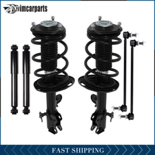 Front Struts Rear Shock w/ Spring For Toyota RAV4 13-18 & Sway Bars End Link Kit