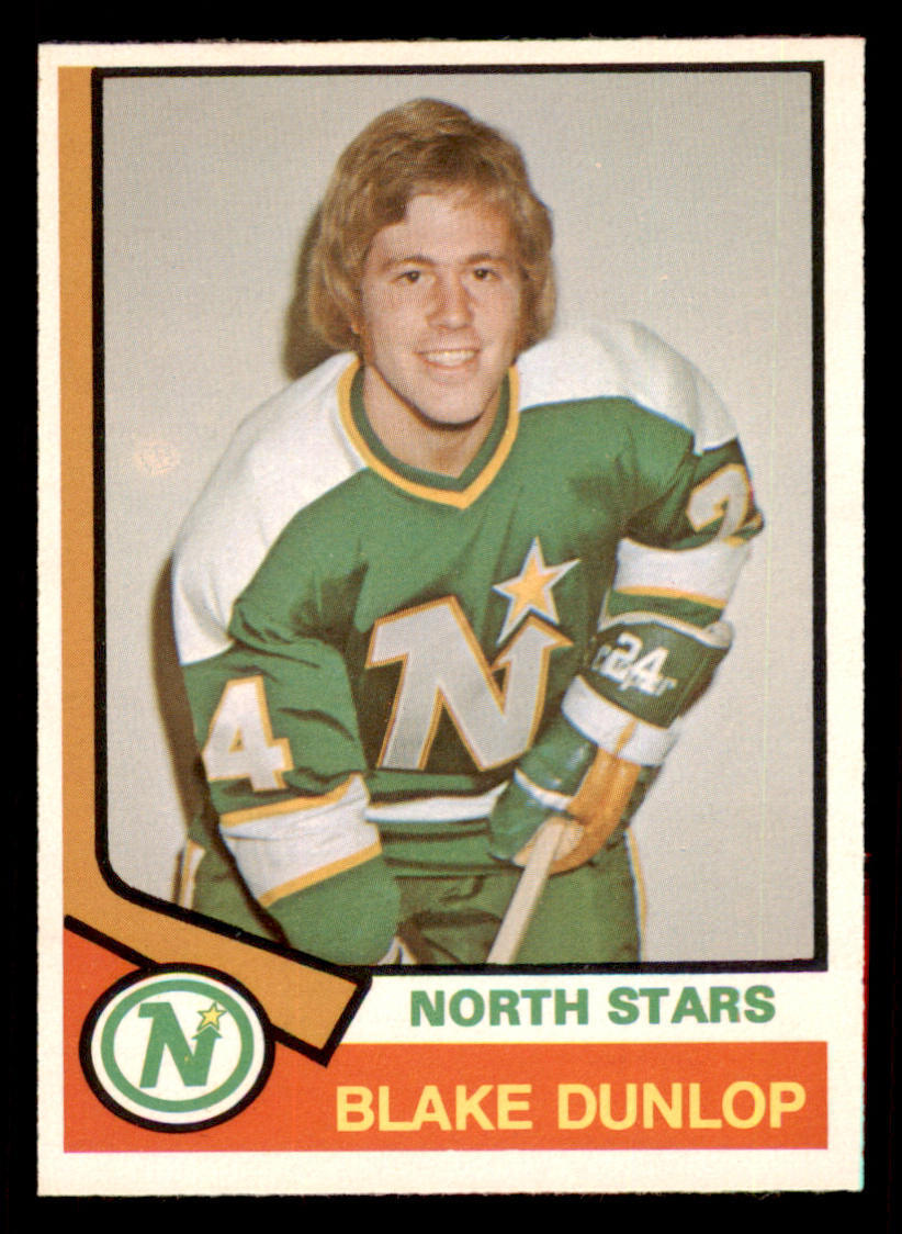 1974-75 O-Pee-Chee #308 Blake Dunlop RC