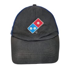 Domino's Pizza Strapback Hat Black One Size Embroidered Employee Uniform