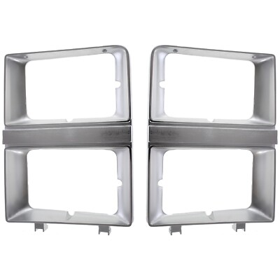 Headlight Door Set For 1981-82 Chevrolet C10 K10 GMC C1500 K1500 Left and Right