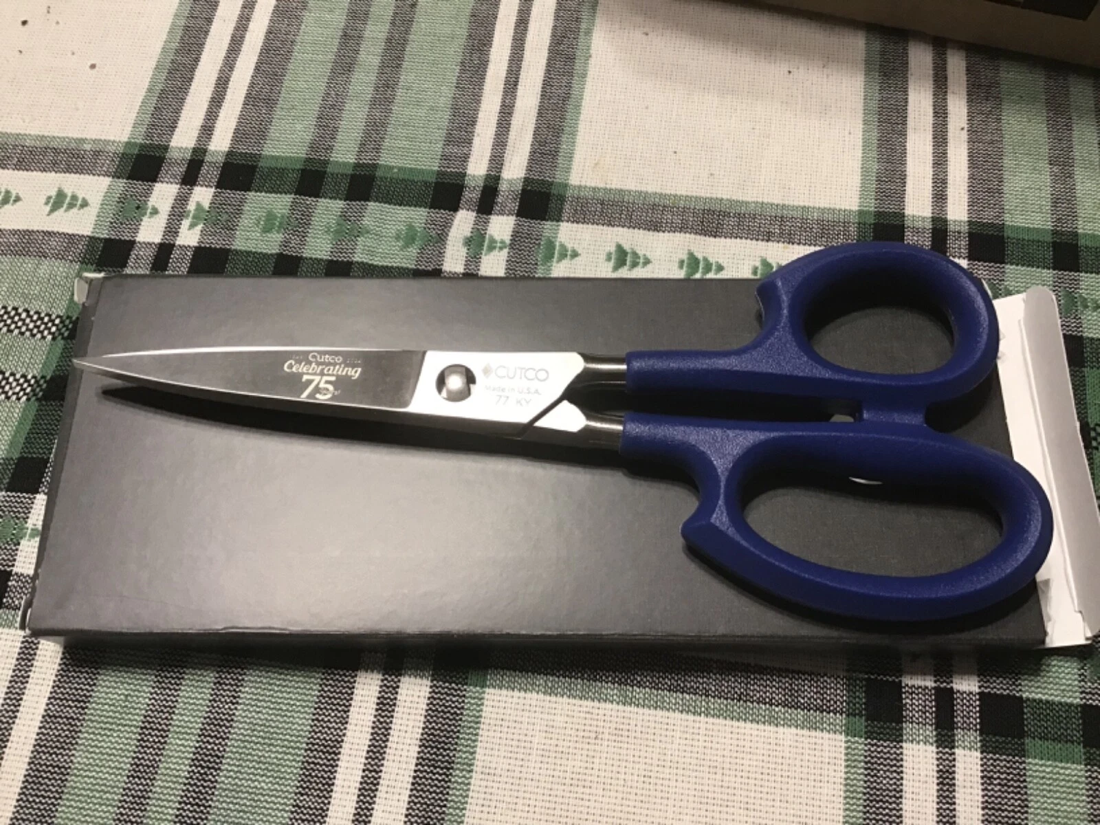 Cutco Super Shears 75th Anniversary Blue Scissors BRAND NEW