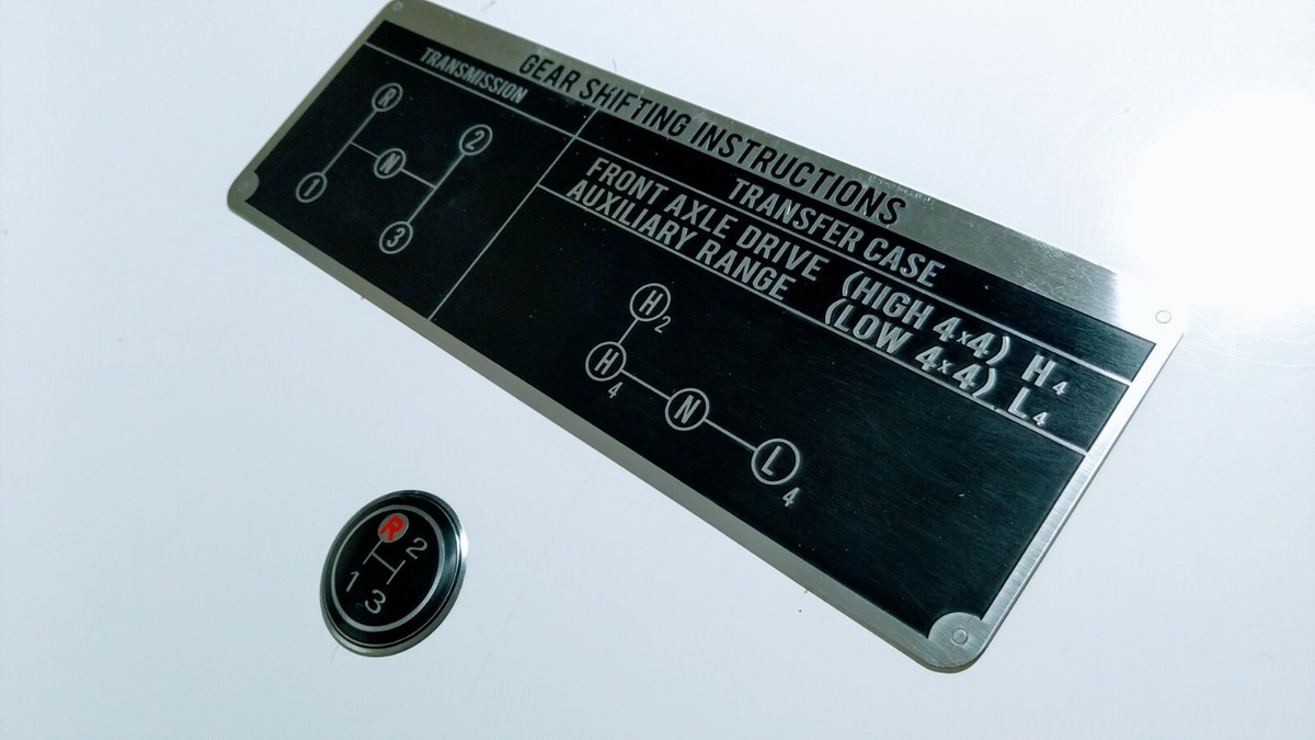 for Toyota Land Cruiser Fj 40 / 2f / 3 speed shift instructions