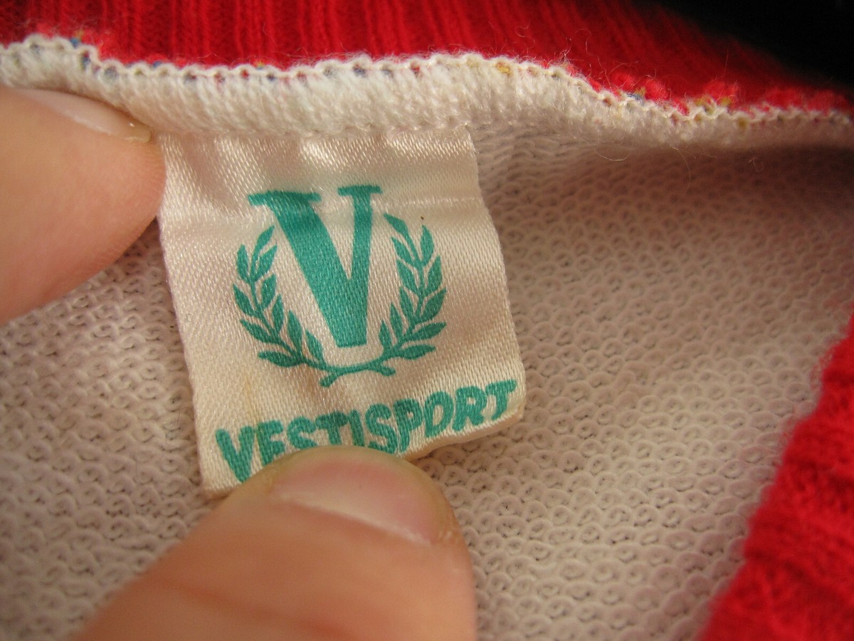 Maillot Cycliste fleur de lys Toulouse Sprint Vestisport 80'S vintage - 4 / L