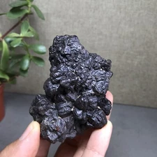 70mm Limonite & Hematite pseudomorph after Marcasite - Prophecy Stone 164g A3224