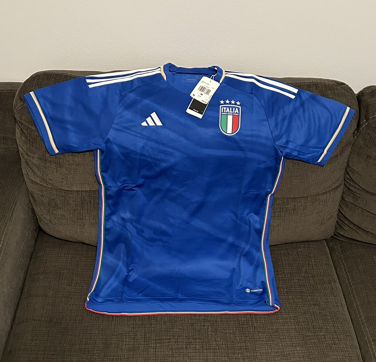 Adidas Authentic Italy National Team Soccer Jersey HS9895 2023