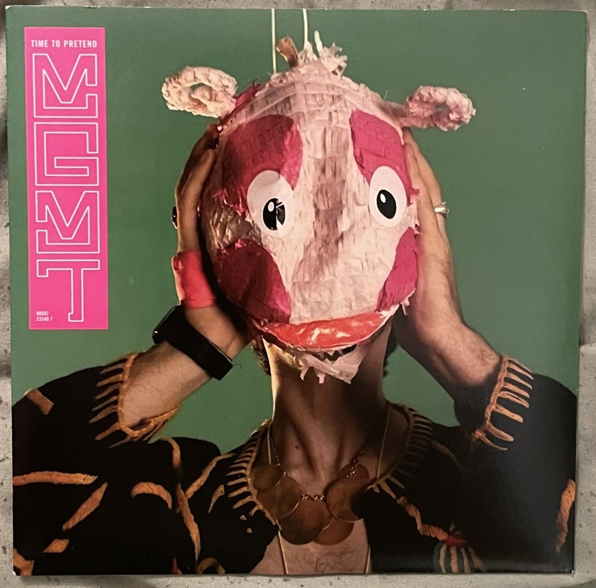 MGMT Time To Pretend 7” White Vinyl Single Columbia 2008 Limited