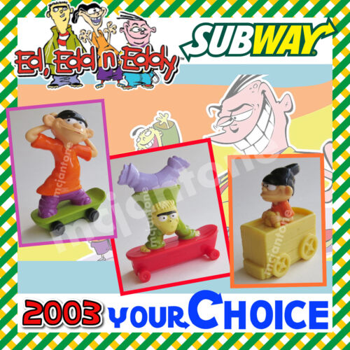 Subway 2003 ED EDD n EDDY Cartoon Network SKATEBOARD Double D YOUR Toy CHOICE | eBay