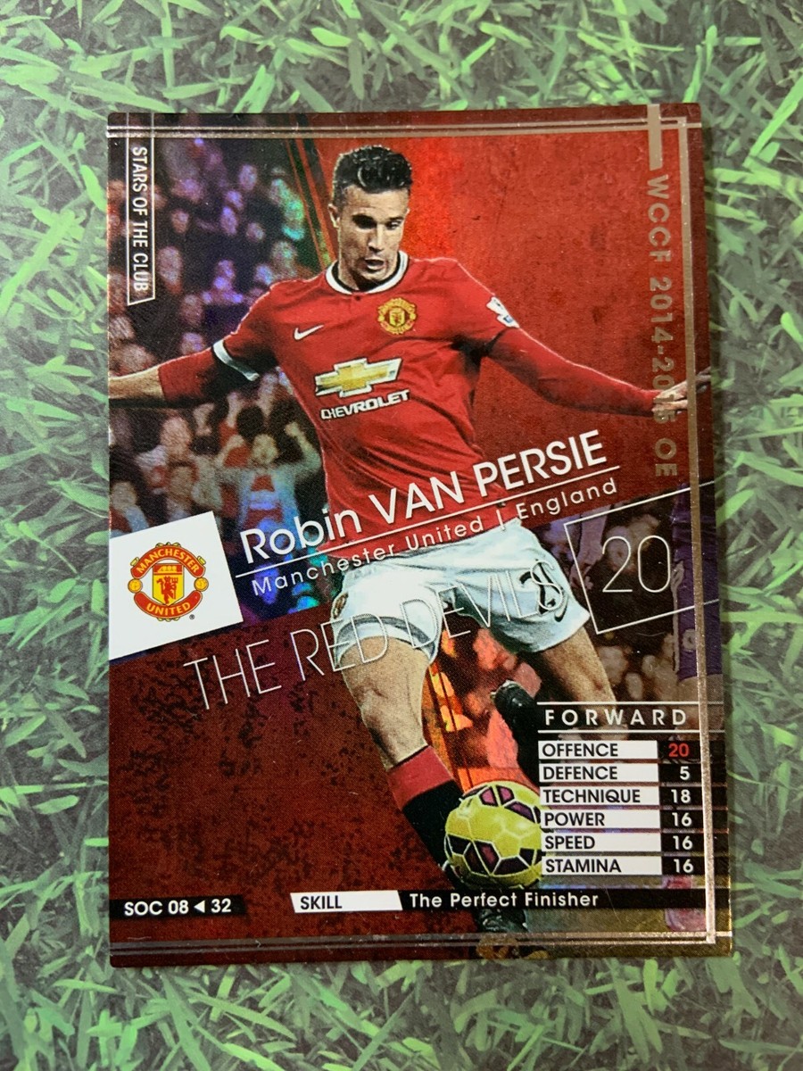 Panini WCCF 2014-15 Robin Van Persie Manchester United Refractor