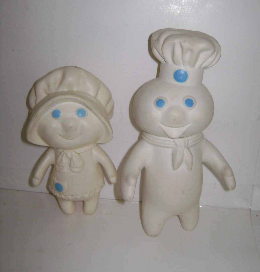 Vintage Pair 1971/72 Pillsbury Doughboy 7