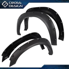 Fit For 2010-2017 Dodge Ram 2500/3500 Pocket Style Rivet Bolt On Fender Flares