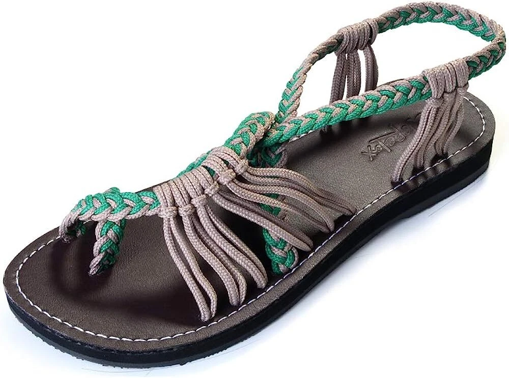 Everelax Women s Flat Sandals Strappy Sandals for Women Beach
