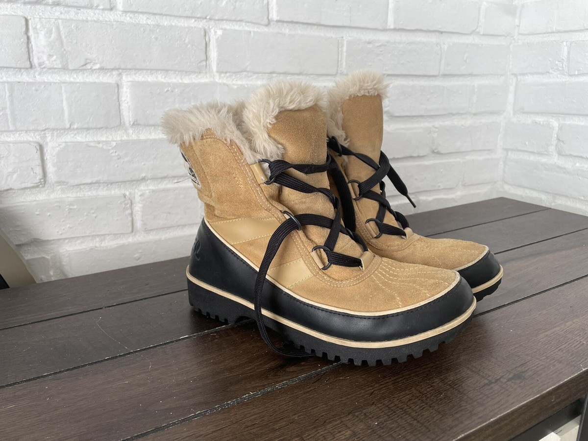 Sorel Brown Fur-Lined Winter Boots Sorel Womens Faux Leather Faux Fur Lined Winter & Snow Boots  main image 4