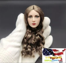 1/6 female Spartan head for suntan 12" figure hot toys phicen poptoys  ❶USA❶