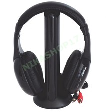 Cuffie Stereo Wireless 6 in 1 senza fili WiFi Cuffia per PC TV Mp3  TELEFUNKEN | Acquisti Online su eBay