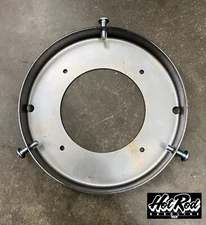 6" Raw Steel Gas Pump Globe Holder