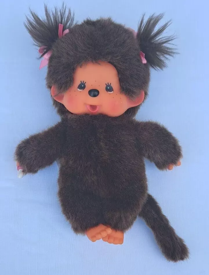 Peluche Kiki, Monchhichi Le vrai vintage 80's, 20 cm