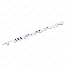 Chrome Door  Rear Liftgate Nameplate Logo Emblem for 2022 - 2025 Terrain SLT SLE